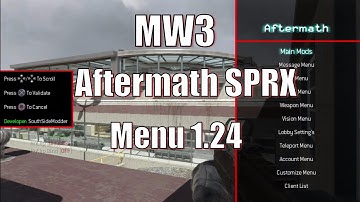 [MW3/1.24] Aftermath SPRX Menu (CEX/DEX)
