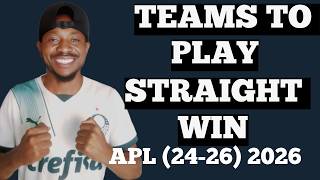 5 Teams To Play Straight Win This Weekend | SAFE FOOTBALL PREDICTIONS | BETTING TIPS #bettingtips screenshot 3