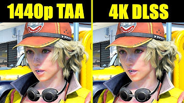 Final Fantasy XV RTX 2080 TI 4K DLSS Vs TAA 1440p Frame Rate Comparison