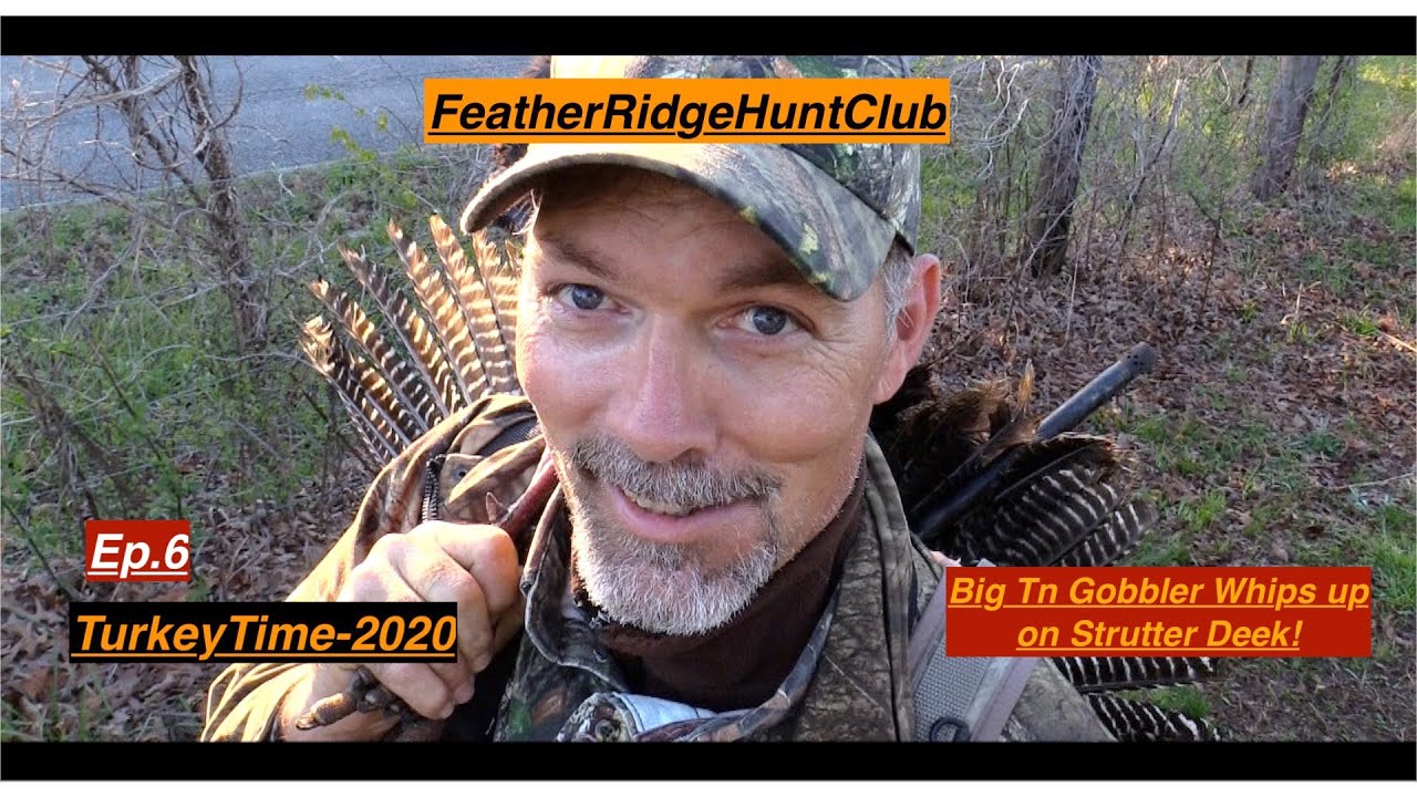 2 Big Tn Gobblers attack Strutter decoy - FRHC Ep 6 - Turkey Time 2020