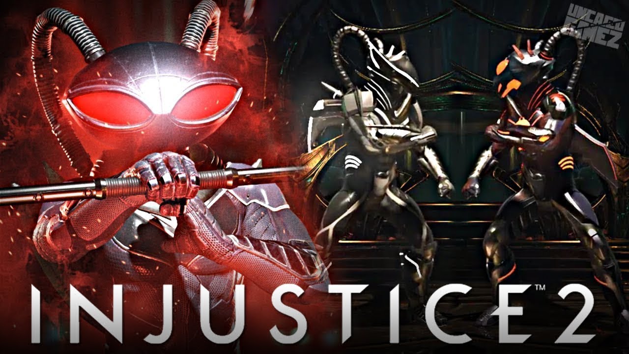 BLACK MANTA INJUSTICE 2 GAMEPLAY SUPER MOVE, ENDING