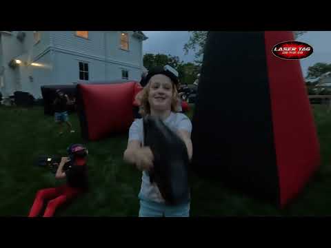 Laser Tag On The Go in action — players and Game Coaches