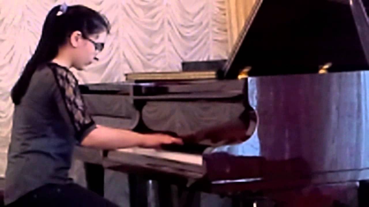 МАУ ДО ДШИ г.Радужный ХМАО К.Черни Этюд соч.299 №13 исп. Нагиева ...