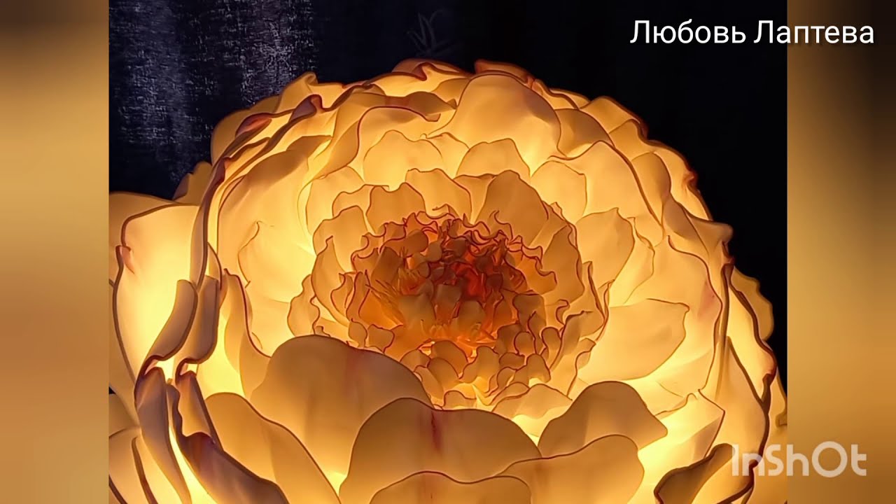 Серединка для ростового пиона. Один из вариантов.