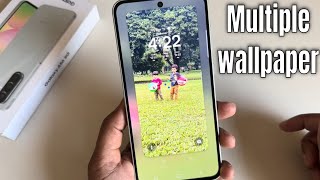 How to set multiple wallpapers on lock screen android? How to set multiple wallpapers on lock screen android?