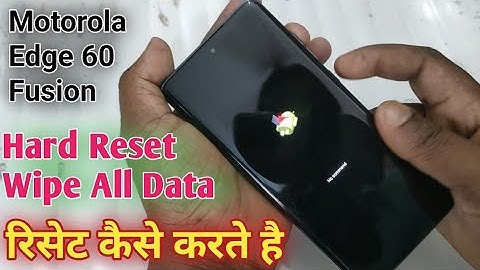 How to Hard reset motorola edge 60 fusion|motorola edge 60 fusion phone format kaise kare #hardreset