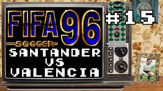 [SEGA Genesis] FIFA Soccer 96 (1995) Spanish league with Racing Santander #15 VS Valencia screenshot 4