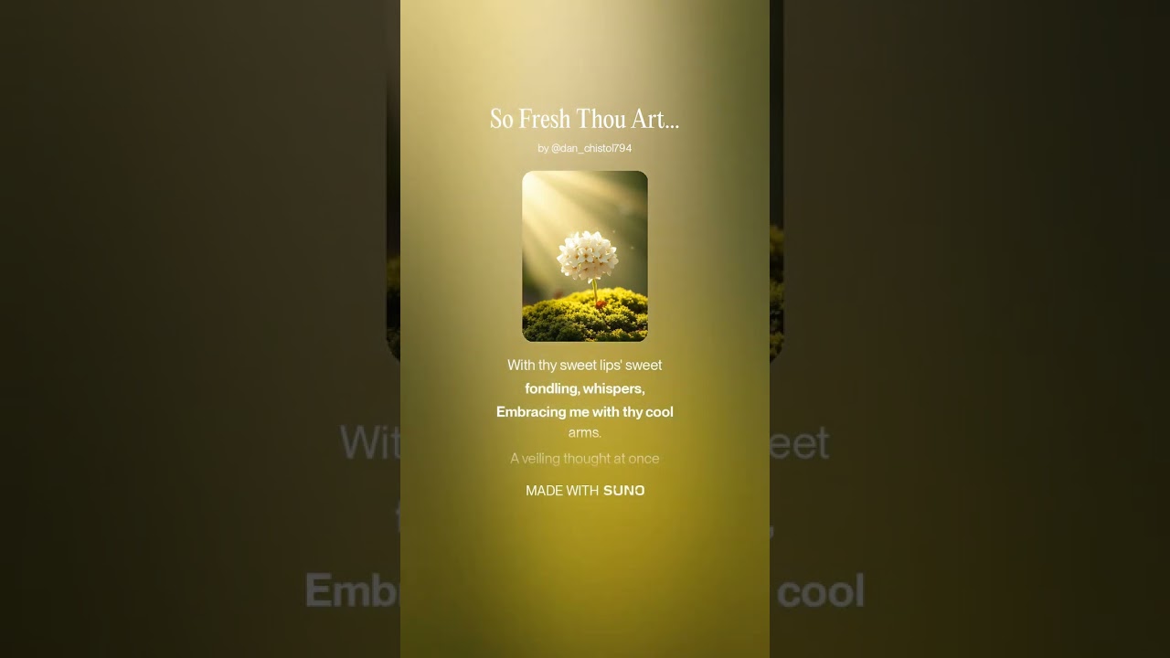 AI Music_So Fresh Thou Art_Mihai Eminescu