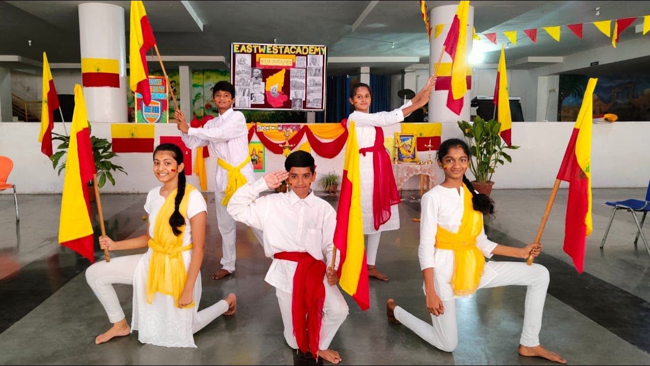 Kannada  Rajyotsava  Dance  Cover prashugowda   kannada  kannadarajyotsava