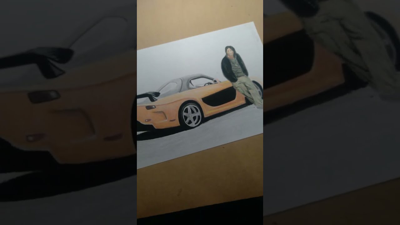 Maxda Rx7 Realista MAZDA RX 7 I HAN - VELOZES E FURIOSOS I DESENHO REALISTA - Passo a ...