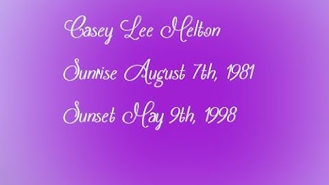 Kizoa Video Editor - Movie Maker: In Memory of Casey