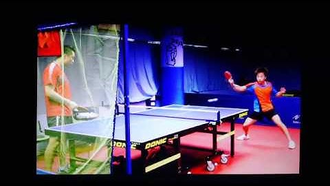 Table Tennis (Backhand Loop against underspin)