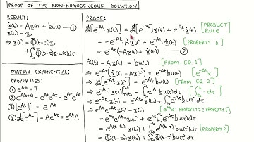 State variable control 20: Solving the non-homogeneous state equation, Part 2