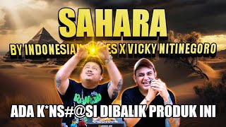 SAHARA LIQUID BY IJ X VICKY NITINEGORO! | TERNYATA VICKY BUZZER POLI***! ENAK LIQUIDNYA WAK!