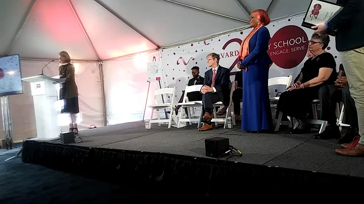 Precious Muhammad received award at Harvard Divini...