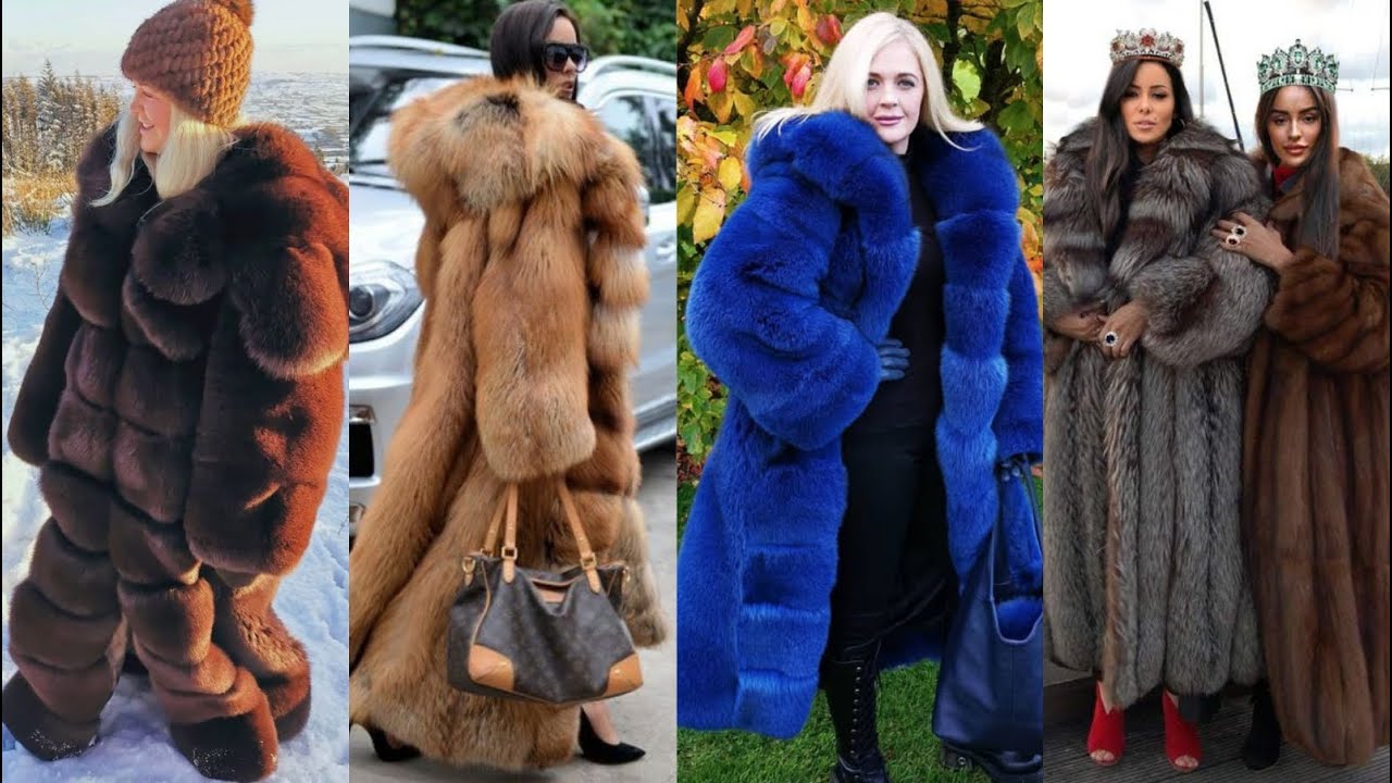 Most Popular Flattering Winter Collection Fur Coat for Girls