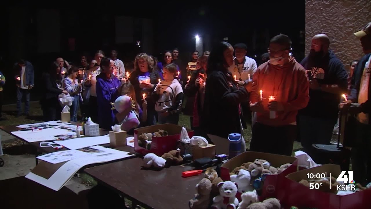 Independence apartment complex holds vigil for mother, baby killed in ...