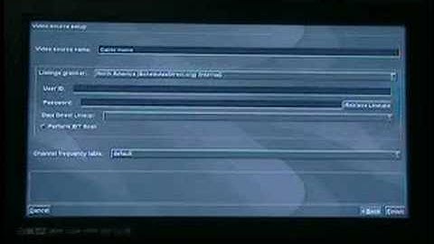 How to set up tv tuner in linuxmce
