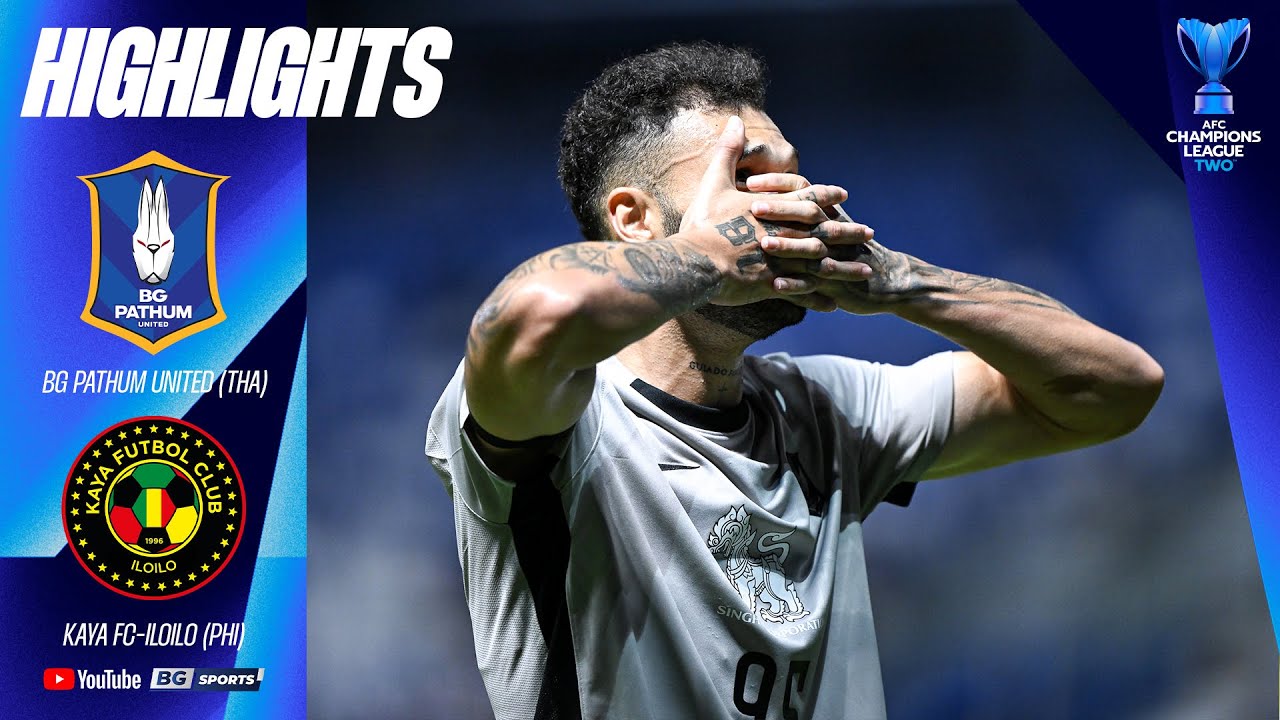HIGHLIGHTS: BG Pathum United (THA) vs Kaya FC-Iloilo (PHI) | ACL TWO 2025/26 - Group H | 06.11.25