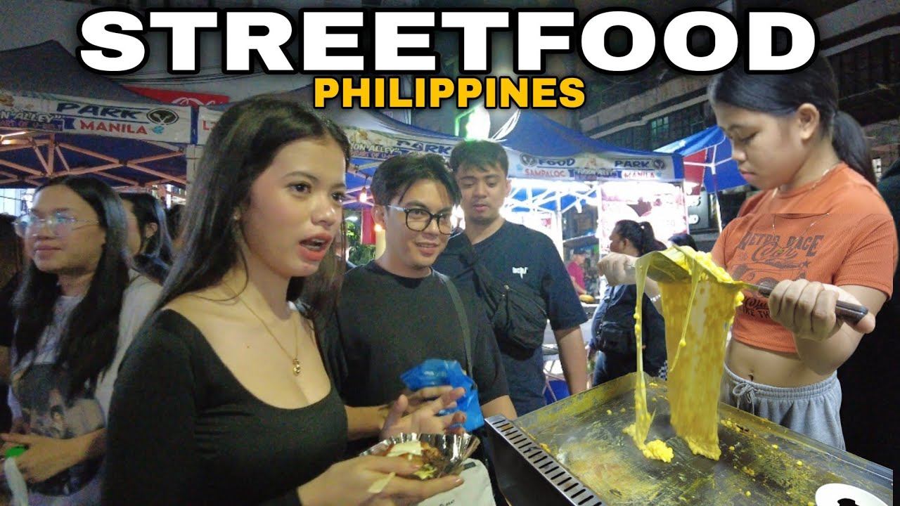 JOIN ME FOR A WALK AND ENJOY STREET FOOD AT NIGHT IN THE PHILIPPINES. 
