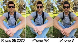 iPhone SE 2020 vs iPhone XR vs iPhone 8 Camera Comparison Test!