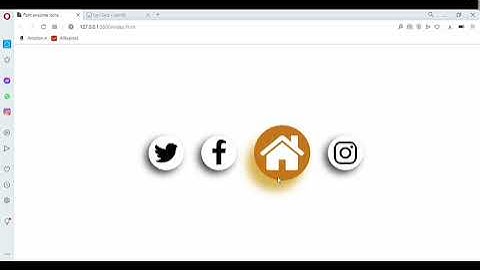 CSS Hover effect in social media icons.