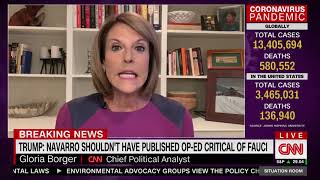Gloria Borger on White House denials Peter Navarro's attack on Dr. Anthony Fauci was sanctioned