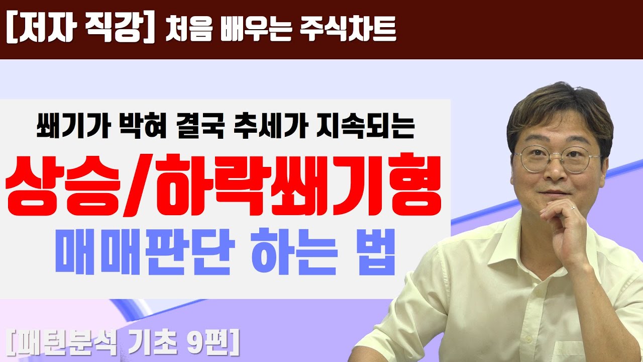 [처음 배우는 주식차트] 43일 같은 방향의 기울기를 보이는 쐐기형