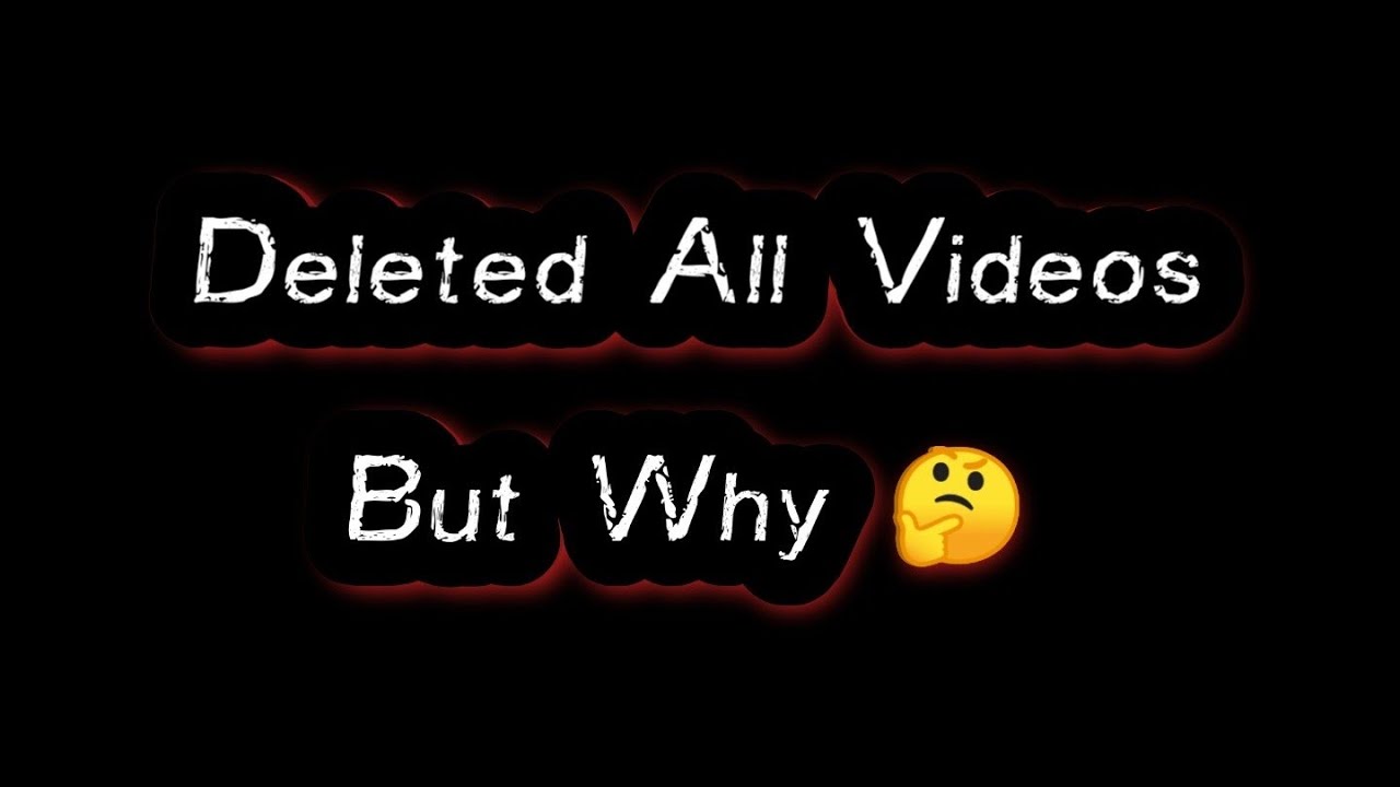 I Deleted All My Music Videos 😐 || But Why ? 🤔 || Silent Zuba || - YouTube