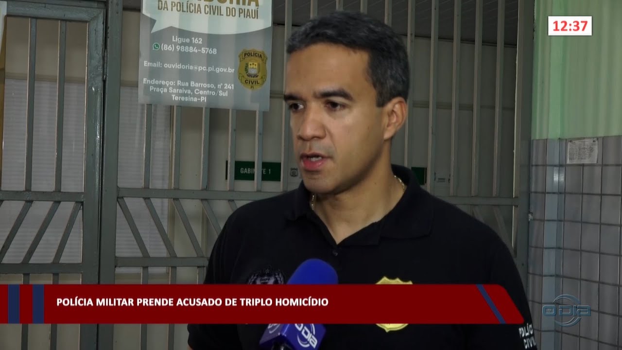 Polícia Militar prende acusado de triplo homicídio 05 07 2023
