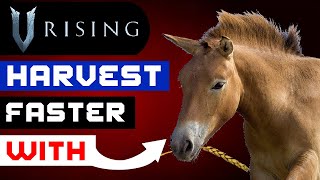 Harvesting Plants With Horses (V Rising)