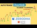 Zerodha में Chartink Alerts को Auto Trade कैसे करें? | Chartink Scanner to zerodhaKite Setup 2026