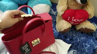 Preloved Furla Metropolis Satchel Bag in Medium Size