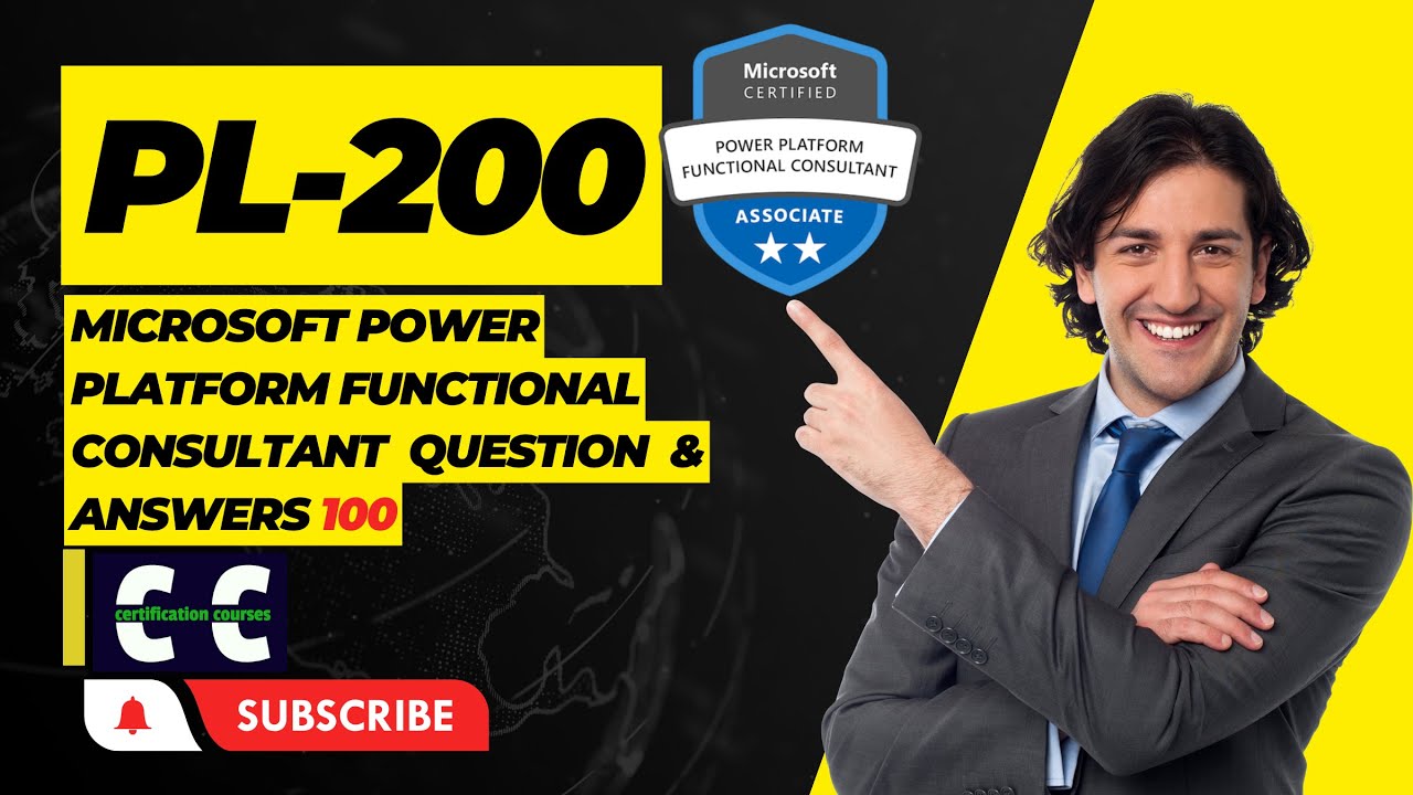 PL 200 - Microsoft Power Platform Functional Consultant Latest Exam 100 Questions and Answers