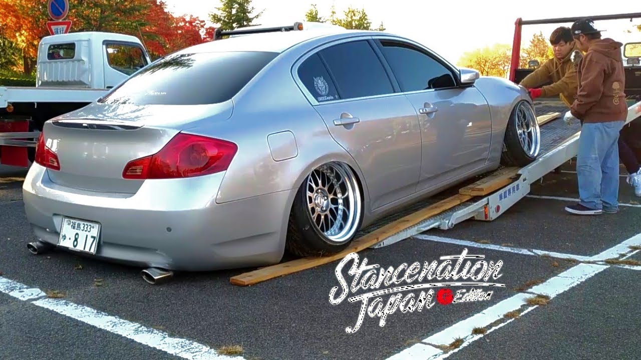 超車高短どうやって積載から下ろすの Stancenation 搬入 Youtube