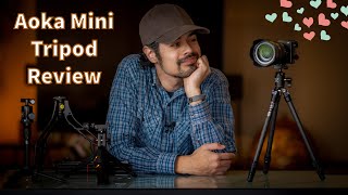 Aoka Mini Tripod Review  Why I love this short tripod!