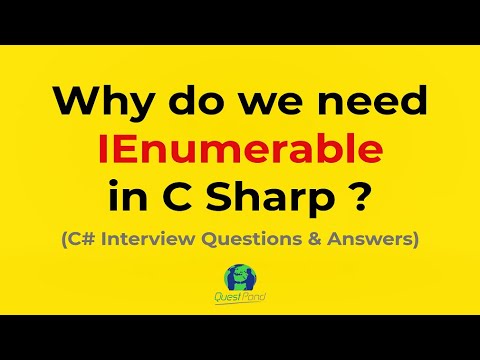 Explain IEnumerable in C# ( C# Interview Questions)