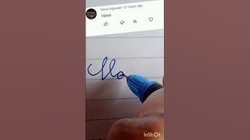 Varun name write in cursive writing #beautifulname#cursive#writing#improve#writing#shortclip