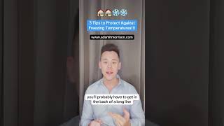 3 home tips to follow during freezing temperatures! #realestate #realtorlife #atl #atlanta #hometips