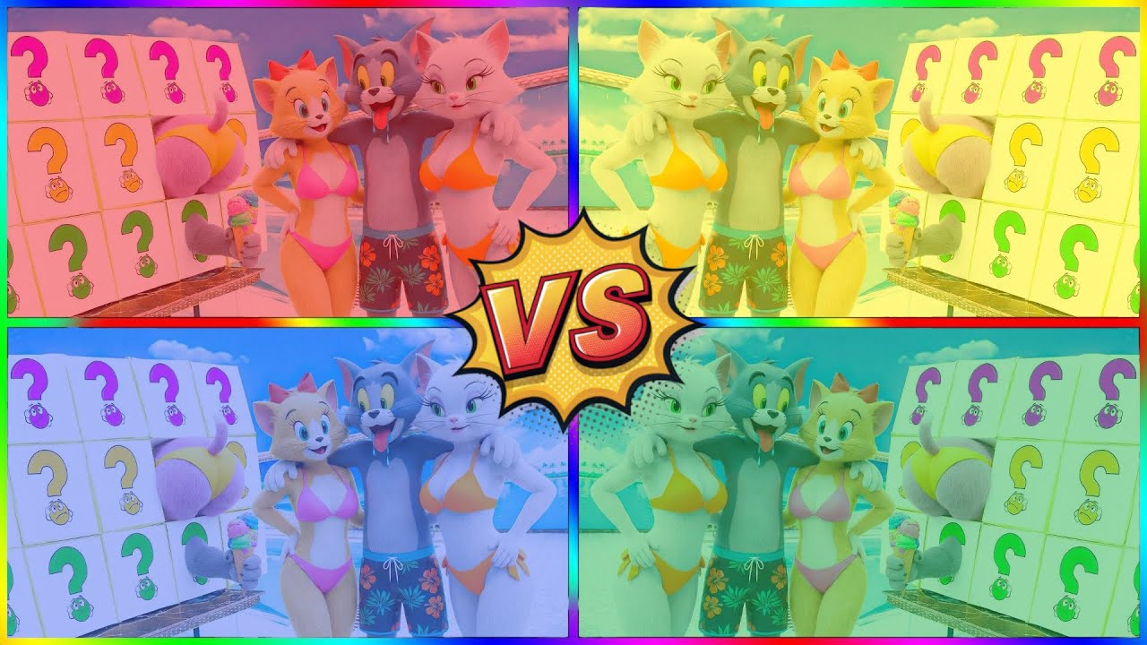 Tom's Pool Party Challenge 🎶CoffinDance Song #16