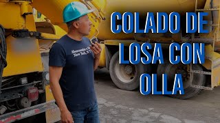 COLADO DE LOSA CON OLLA