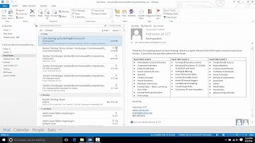 Outlook 2013 Quick Parts