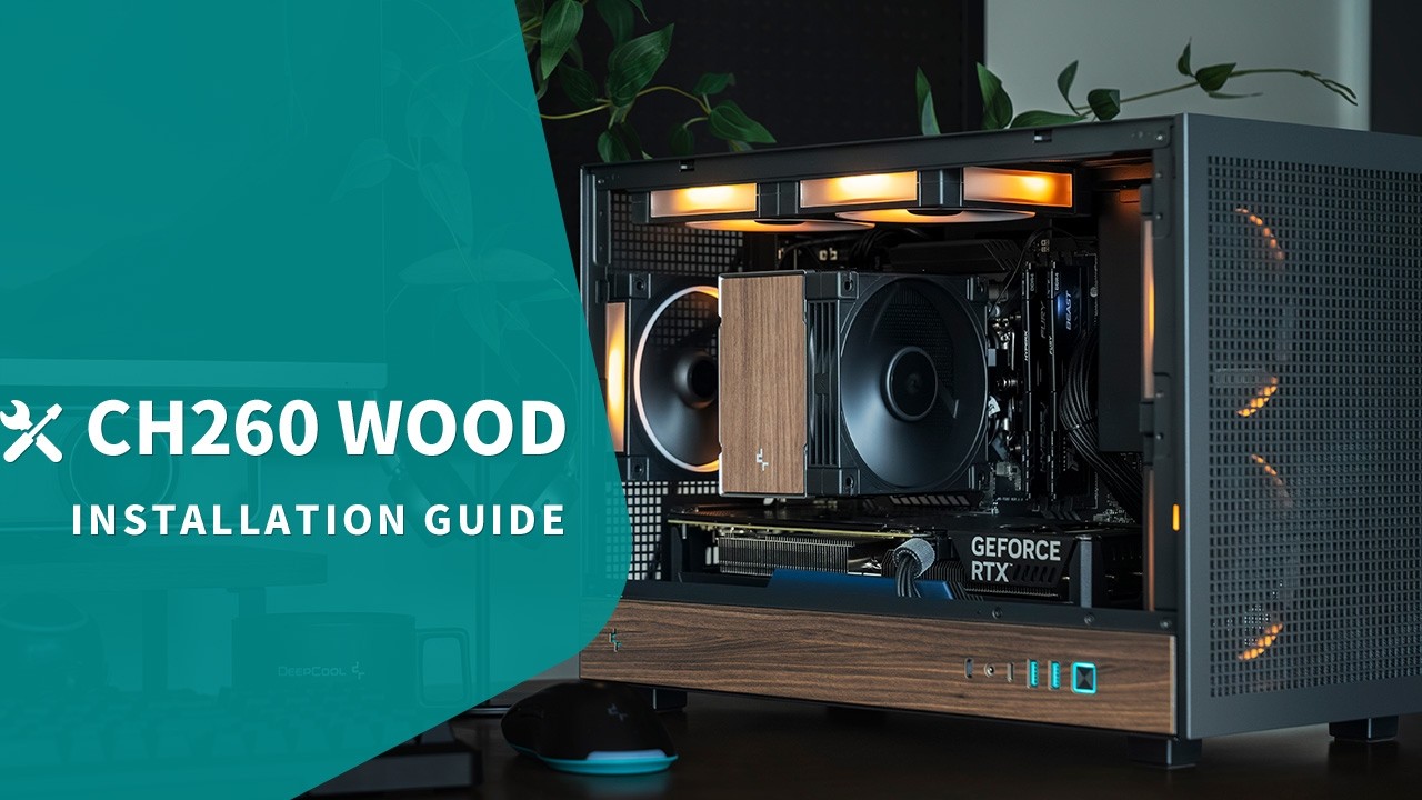 [Installation Guide] DeepCool CH260 WOOD, Easy Set up - YouTube