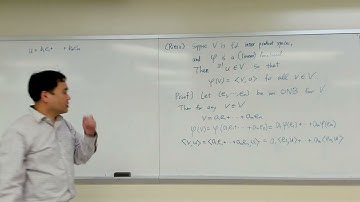 Riesz representation theorem