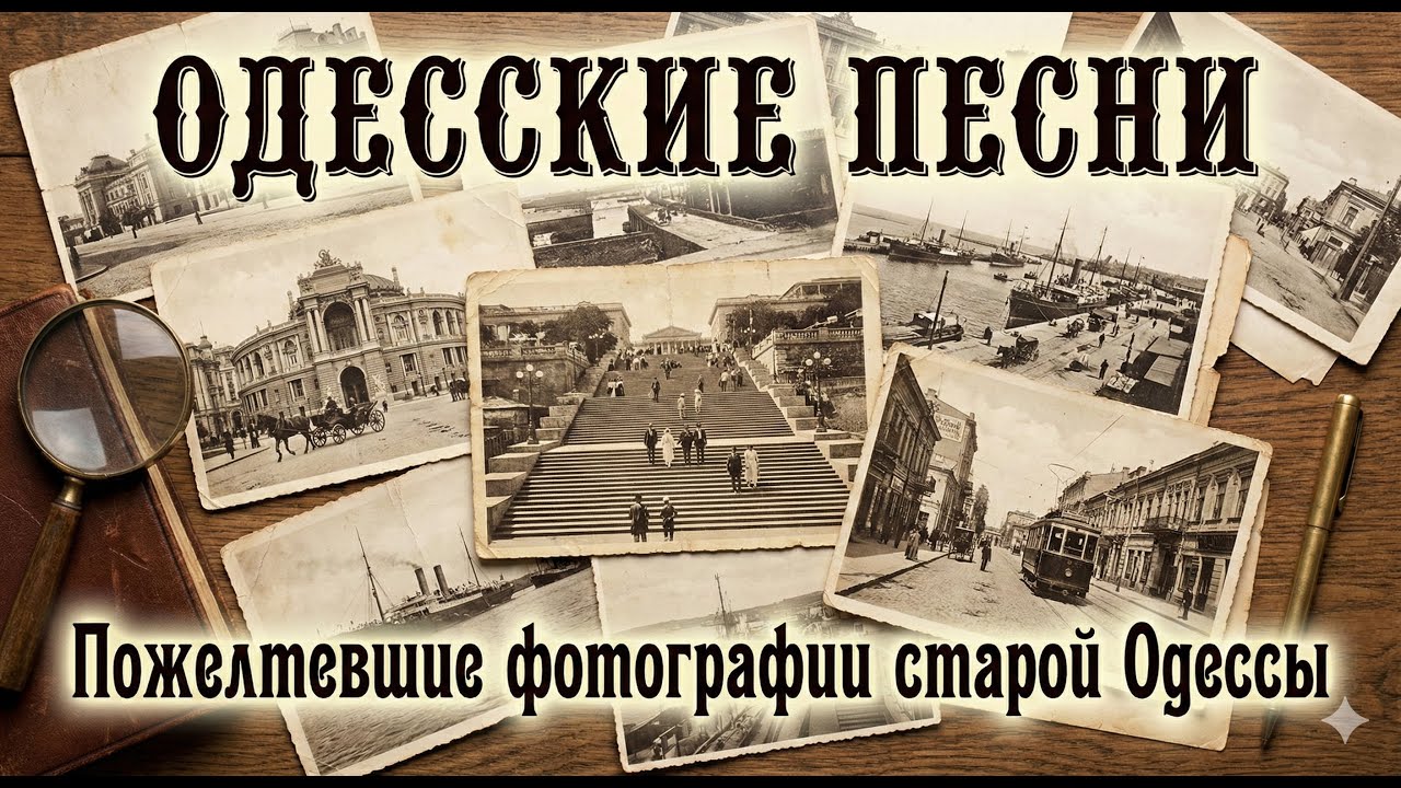 Пожелтевшие фотографии старой Одессы. Песня за Одессу. Odessa Song