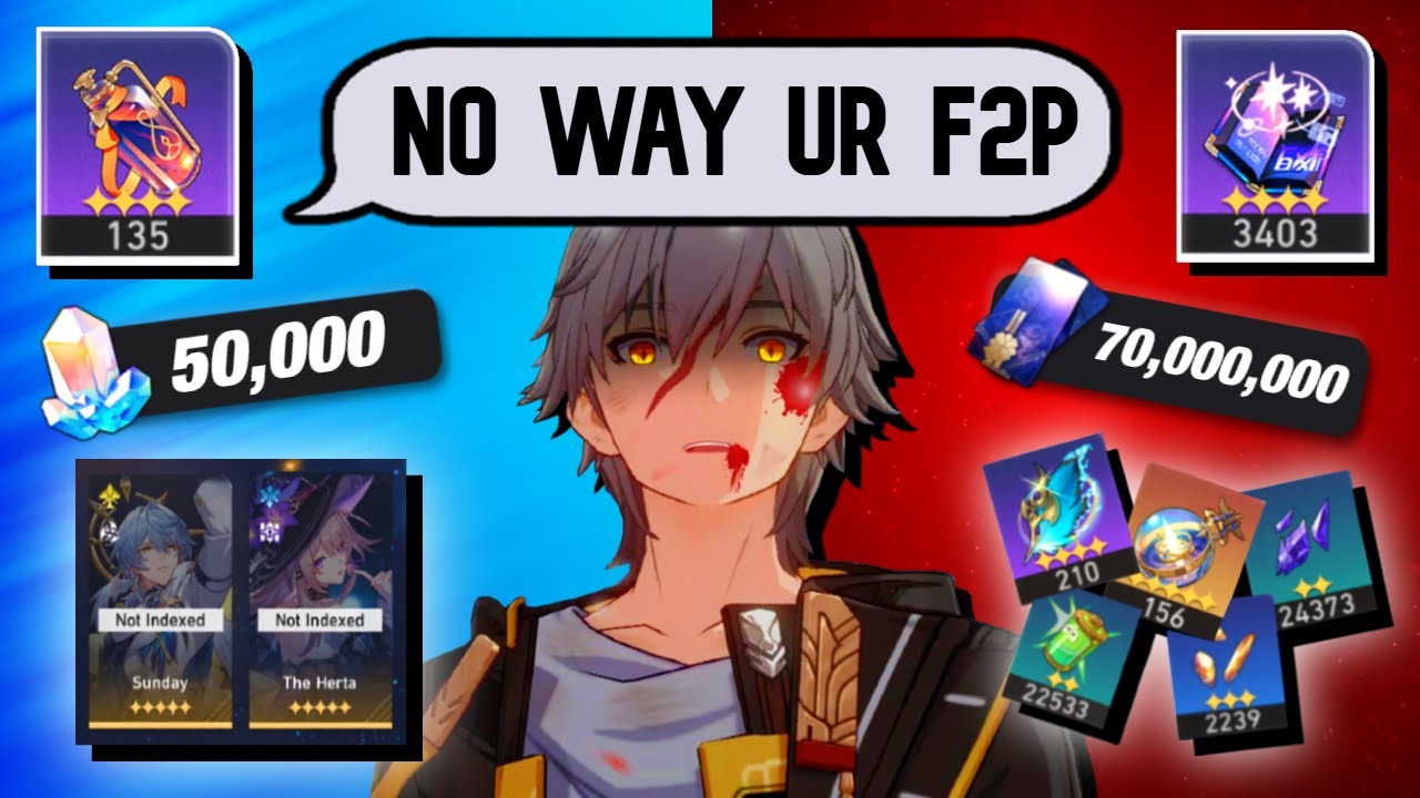 The MOST INSANE F2P Account In Honkai Star Rail
