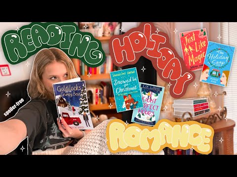 I READ HOLIDAY ROMANCE BOOKS FOR A WEEK 🎄 ✨ *spoiler-free reading vlog