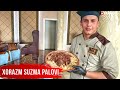 Плов на хлопковом масле, без зиры и воды. Настоящий хорезмский сузма палов (Xorazm suzma palov).