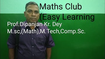 Maximum Clique, Clique number in Graph Th. Part-3 By Dipanjan Kr.Dey M.sc Math & M.Tech comp.sc