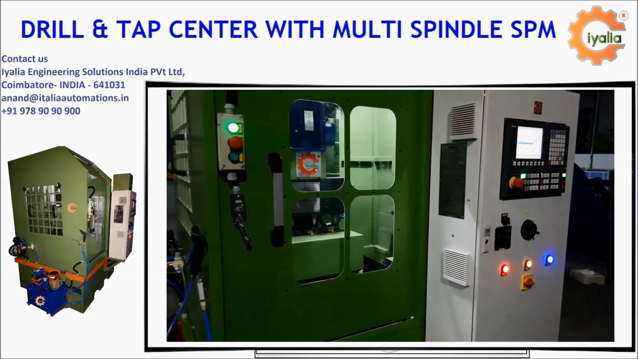 Drill Tap Center Customized VMC with Multi Spindle YouTube